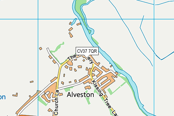 CV37 7QR map - OS VectorMap District (Ordnance Survey) CV37 7QR map - OS VectorMap District (Ordnance Survey)