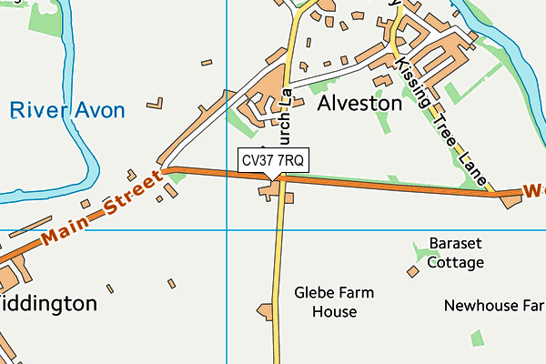 CV37 7RQ map - OS VectorMap District (Ordnance Survey) CV37 7RQ map - OS VectorMap District (Ordnance Survey)