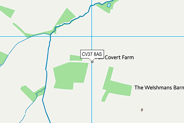 CV37 8AS map - OS VectorMap District (Ordnance Survey) CV37 8AS map - OS VectorMap District (Ordnance Survey)