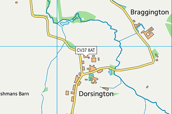 CV37 8AT map - OS VectorMap District (Ordnance Survey) CV37 8AT map - OS VectorMap District (Ordnance Survey)