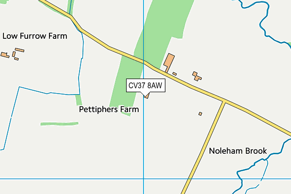 CV37 8AW map - OS VectorMap District (Ordnance Survey) CV37 8AW map - OS VectorMap District (Ordnance Survey)