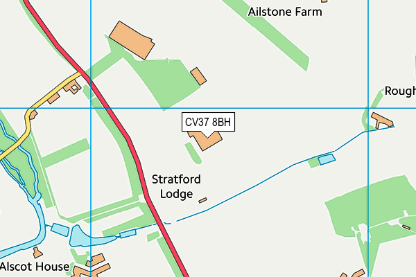 CV37 8BH map - OS VectorMap District (Ordnance Survey) CV37 8BH map - OS VectorMap District (Ordnance Survey)