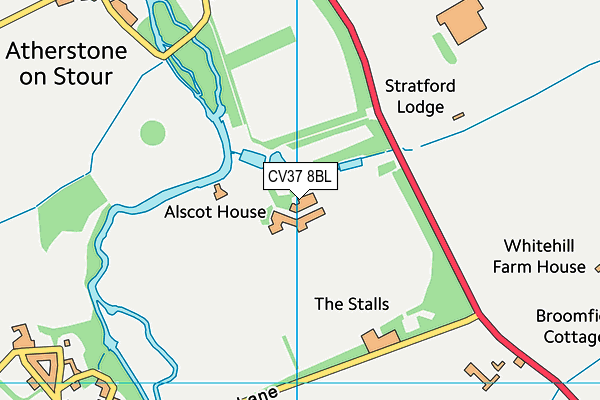 CV37 8BL map - OS VectorMap District (Ordnance Survey) CV37 8BL map - OS VectorMap District (Ordnance Survey)