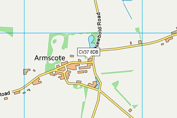 CV37 8DB map - OS VectorMap District (Ordnance Survey) CV37 8DB map - OS VectorMap District (Ordnance Survey)