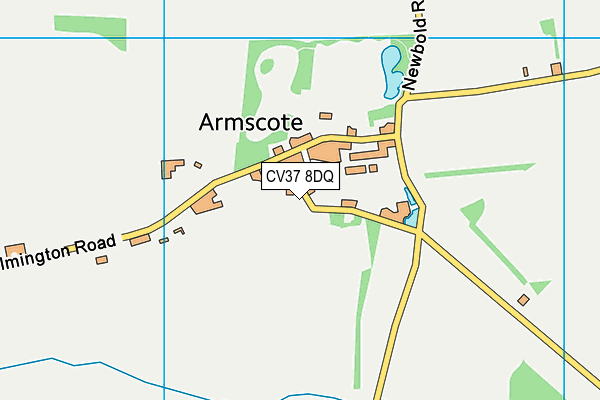 CV37 8DQ map - OS VectorMap District (Ordnance Survey) CV37 8DQ map - OS VectorMap District (Ordnance Survey)