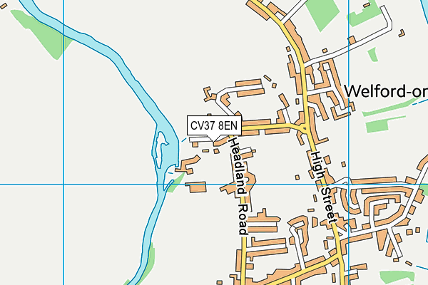 CV37 8EN map - OS VectorMap District (Ordnance Survey) CV37 8EN map - OS VectorMap District (Ordnance Survey)