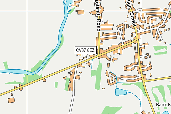 CV37 8EZ map - OS VectorMap District (Ordnance Survey) CV37 8EZ map - OS VectorMap District (Ordnance Survey)