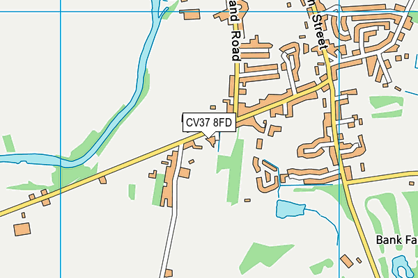 CV37 8FD map - OS VectorMap District (Ordnance Survey) CV37 8FD map - OS VectorMap District (Ordnance Survey)