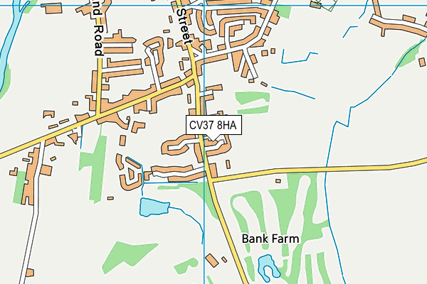 CV37 8HA map - OS VectorMap District (Ordnance Survey) CV37 8HA map - OS VectorMap District (Ordnance Survey)