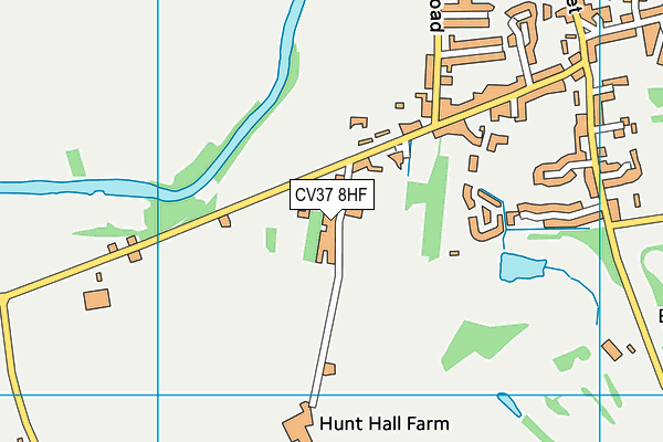 CV37 8HF map - OS VectorMap District (Ordnance Survey) CV37 8HF map - OS VectorMap District (Ordnance Survey)