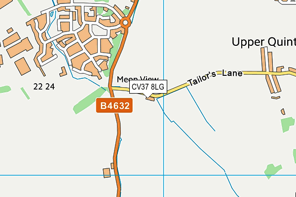 CV37 8LG map - OS VectorMap District (Ordnance Survey) CV37 8LG map - OS VectorMap District (Ordnance Survey)