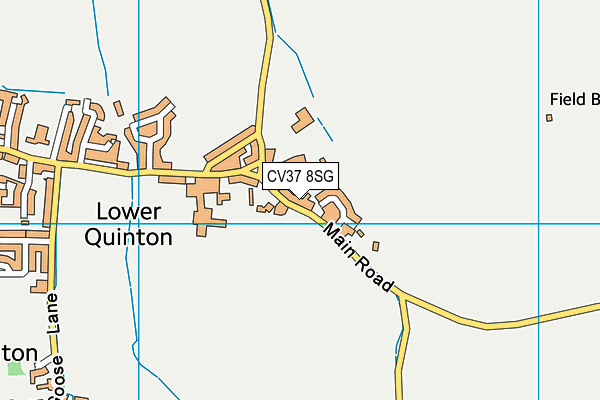 CV37 8SG map - OS VectorMap District (Ordnance Survey) CV37 8SG map - OS VectorMap District (Ordnance Survey)