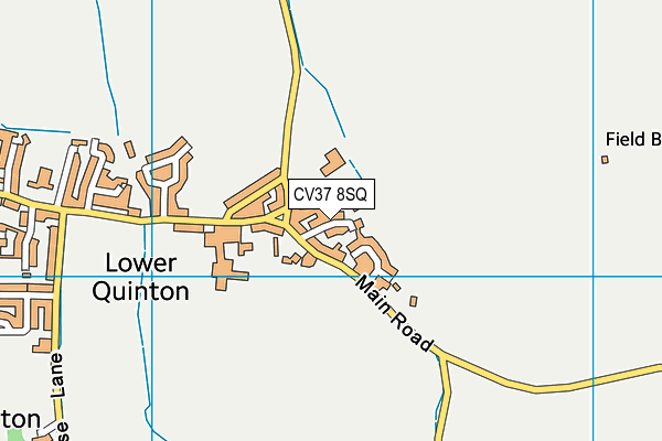 CV37 8SQ map - OS VectorMap District (Ordnance Survey) CV37 8SQ map - OS VectorMap District (Ordnance Survey)