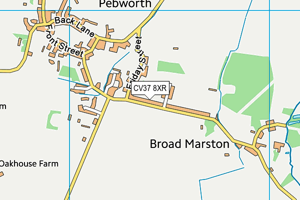CV37 8XR map - OS VectorMap District (Ordnance Survey) CV37 8XR map - OS VectorMap District (Ordnance Survey)