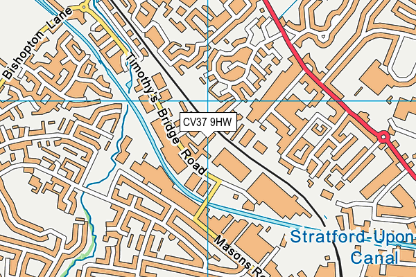 CV37 9HW map - OS VectorMap District (Ordnance Survey) CV37 9HW map - OS VectorMap District (Ordnance Survey)