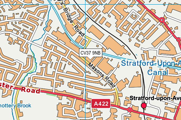 CV37 9NB map - OS VectorMap District (Ordnance Survey) CV37 9NB map - OS VectorMap District (Ordnance Survey)