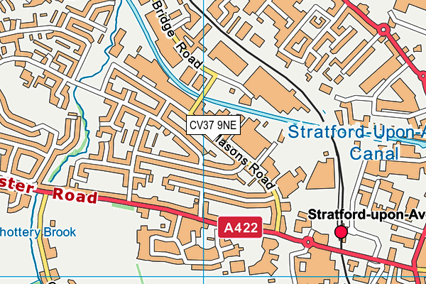 CV37 9NE map - OS VectorMap District (Ordnance Survey) CV37 9NE map - OS VectorMap District (Ordnance Survey)