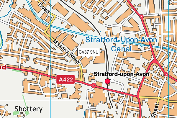 CV37 9NU map - OS VectorMap District (Ordnance Survey) CV37 9NU map - OS VectorMap District (Ordnance Survey)