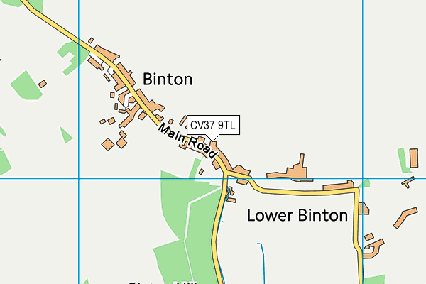 CV37 9TL map - OS VectorMap District (Ordnance Survey) CV37 9TL map - OS VectorMap District (Ordnance Survey)