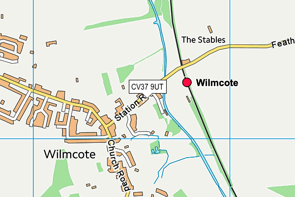 CV37 9UT map - OS VectorMap District (Ordnance Survey) CV37 9UT map - OS VectorMap District (Ordnance Survey)