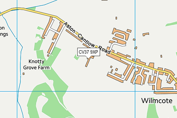 CV37 9XP map - OS VectorMap District (Ordnance Survey) CV37 9XP map - OS VectorMap District (Ordnance Survey)