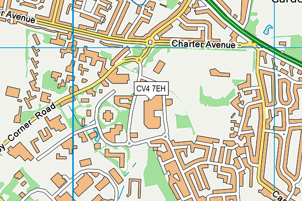 CV4 7EH map - OS VectorMap District (Ordnance Survey) CV4 7EH map - OS VectorMap District (Ordnance Survey)