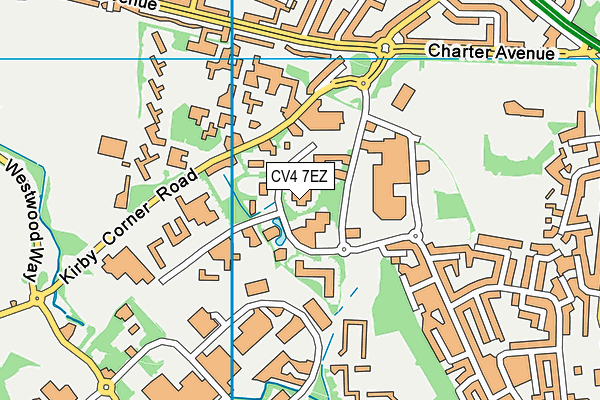 CV4 7EZ map - OS VectorMap District (Ordnance Survey) CV4 7EZ map - OS VectorMap District (Ordnance Survey)