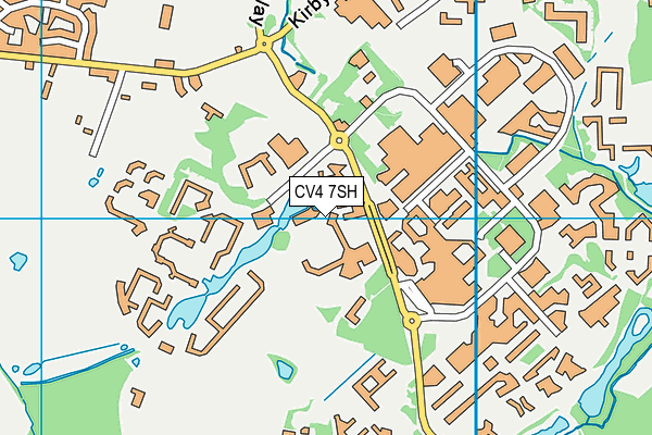 CV4 7SH map - OS VectorMap District (Ordnance Survey) CV4 7SH map - OS VectorMap District (Ordnance Survey)