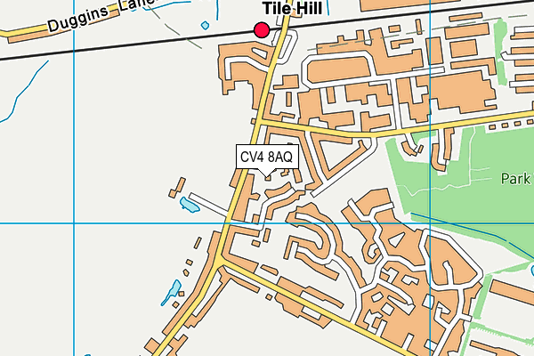 CV4 8AQ map - OS VectorMap District (Ordnance Survey) CV4 8AQ map - OS VectorMap District (Ordnance Survey)