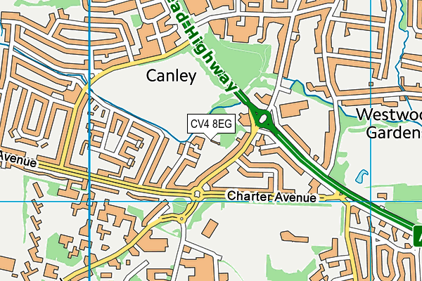 CV4 8EG map - OS VectorMap District (Ordnance Survey) CV4 8EG map - OS VectorMap District (Ordnance Survey)