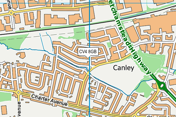 CV4 8GB map - OS VectorMap District (Ordnance Survey) CV4 8GB map - OS VectorMap District (Ordnance Survey)