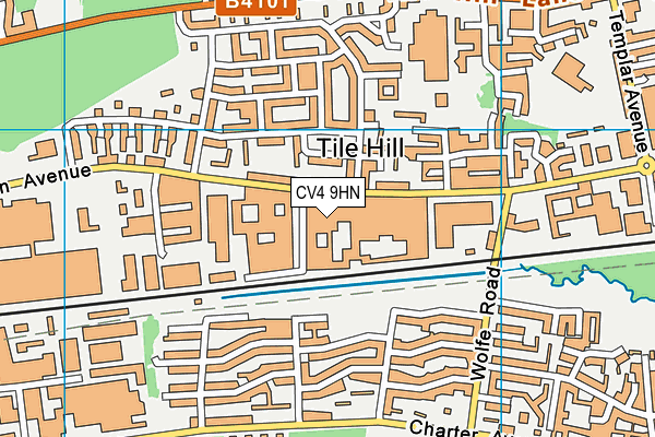 CV4 9HN map - OS VectorMap District (Ordnance Survey) CV4 9HN map - OS VectorMap District (Ordnance Survey)