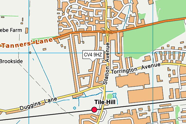 CV4 9HZ map - OS VectorMap District (Ordnance Survey) CV4 9HZ map - OS VectorMap District (Ordnance Survey)