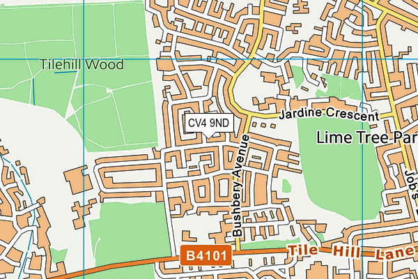 CV4 9ND map - OS VectorMap District (Ordnance Survey) CV4 9ND map - OS VectorMap District (Ordnance Survey)