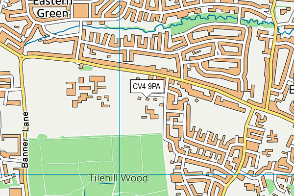 CV4 9PA map - OS VectorMap District (Ordnance Survey) CV4 9PA map - OS VectorMap District (Ordnance Survey)