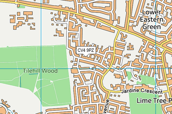 CV4 9PZ map - OS VectorMap District (Ordnance Survey) CV4 9PZ map - OS VectorMap District (Ordnance Survey)