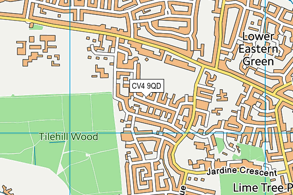 CV4 9QD map - OS VectorMap District (Ordnance Survey) CV4 9QD map - OS VectorMap District (Ordnance Survey)