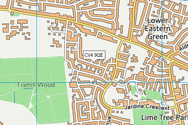 CV4 9QE map - OS VectorMap District (Ordnance Survey) CV4 9QE map - OS VectorMap District (Ordnance Survey)