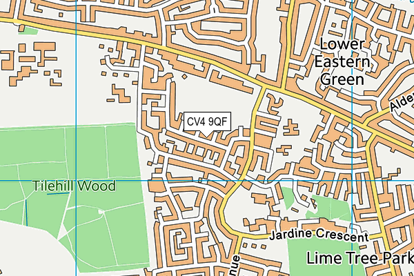 CV4 9QF map - OS VectorMap District (Ordnance Survey) CV4 9QF map - OS VectorMap District (Ordnance Survey)