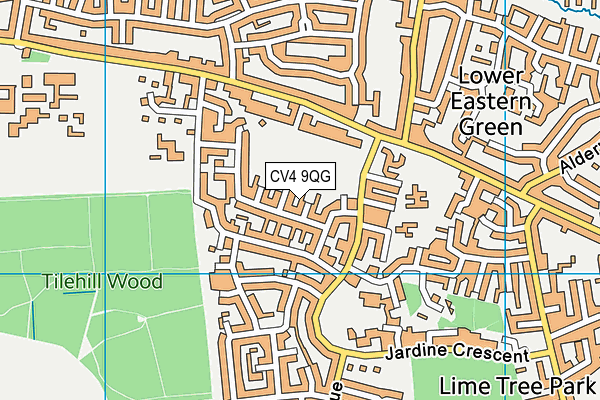 CV4 9QG map - OS VectorMap District (Ordnance Survey) CV4 9QG map - OS VectorMap District (Ordnance Survey)