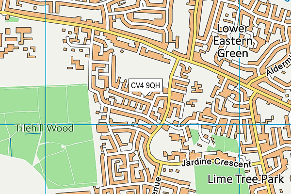 CV4 9QH map - OS VectorMap District (Ordnance Survey) CV4 9QH map - OS VectorMap District (Ordnance Survey)