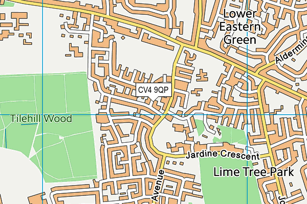 CV4 9QP map - OS VectorMap District (Ordnance Survey) CV4 9QP map - OS VectorMap District (Ordnance Survey)