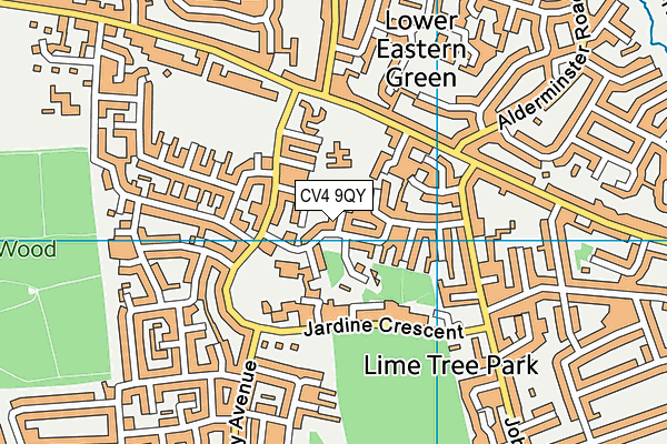 CV4 9QY map - OS VectorMap District (Ordnance Survey) CV4 9QY map - OS VectorMap District (Ordnance Survey)