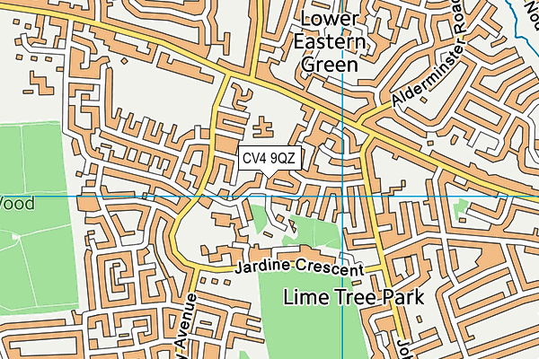 CV4 9QZ map - OS VectorMap District (Ordnance Survey) CV4 9QZ map - OS VectorMap District (Ordnance Survey)