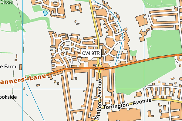 CV4 9TR map - OS VectorMap District (Ordnance Survey) CV4 9TR map - OS VectorMap District (Ordnance Survey)
