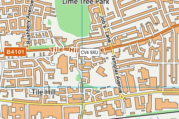 CV4 9XU map - OS VectorMap District (Ordnance Survey) CV4 9XU map - OS VectorMap District (Ordnance Survey)
