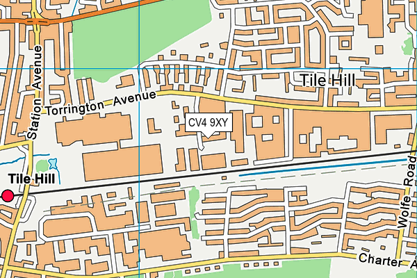 CV4 9XY map - OS VectorMap District (Ordnance Survey) CV4 9XY map - OS VectorMap District (Ordnance Survey)