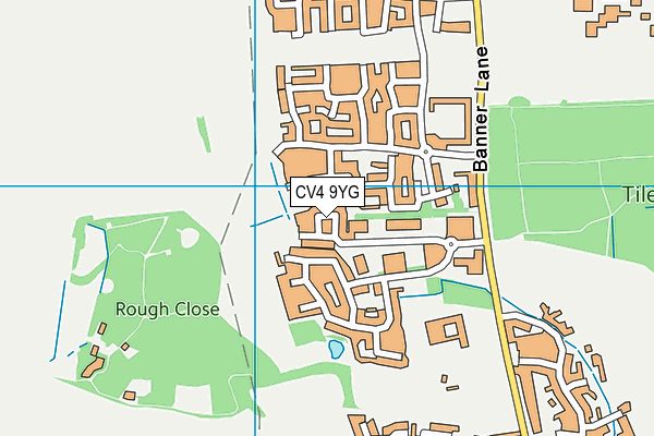 CV4 9YG map - OS VectorMap District (Ordnance Survey) CV4 9YG map - OS VectorMap District (Ordnance Survey)