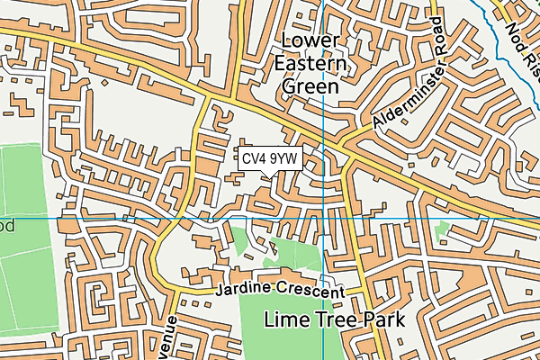 CV4 9YW map - OS VectorMap District (Ordnance Survey) CV4 9YW map - OS VectorMap District (Ordnance Survey)