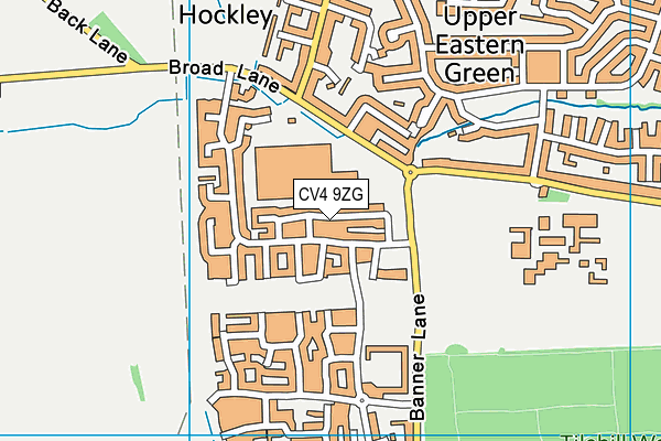 CV4 9ZG map - OS VectorMap District (Ordnance Survey) CV4 9ZG map - OS VectorMap District (Ordnance Survey)